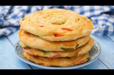 Bell peppers bread: a delicious alternative to usual white bread!
