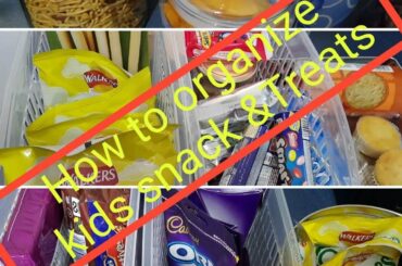 How to organize kids snack and Treat?#Organisation ideas to keep kids snack and Treat#Mom Hacks👩