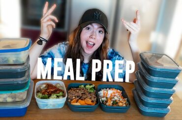 MY WEEKLY MEAL PREP - Healthy, Plant-based, high protein meals︱VLOG