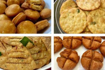 గోదుమపిండితో ఈజీగా చేసుకునే 4 రకాల హెల్తీ స్నాక్ రెసిపీస్ || Wheat flour snack recipes
