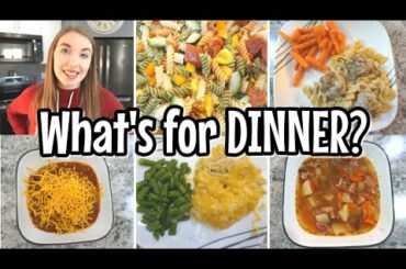 WHAT'S FOR DINNER? // EASY DINNER IDEAS // SIMPLE DINNER RECIPES