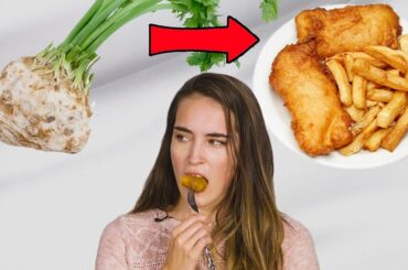 I Tried To Make Vegan Fish N Chips Out Of Celery Root