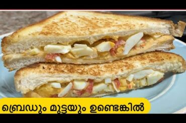 പുഴുങ്ങിയ മുട്ടയും ബ്രെഡും ഉണ്ടെങ്കിൽ കൊതിയൂറും sandwich തയ്യാർ |egg salad sandwich|kids lunch box|