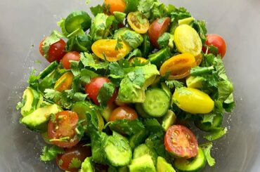 Basic Vegetable Salad Recipe that Tastes Good and Looks Outstanding! / Tasty Recipes by Victoria