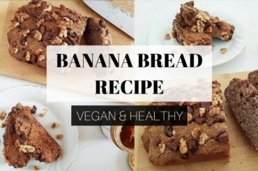 BEST BANANA BREAD RECIPE | Vegan, Gluten Free & Healthy