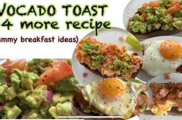 AVOCADO TOAST | 5 BREAKFAST IDEAS (fancy but affordable)