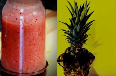 Healthy Strawberry Smoothie Recipe  Chef Ricardo Juice Bar !