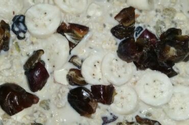 Overnight oats recipe for weight loss/ healthy and tasty breakfast/ no cooking no tension