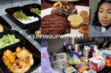 KeepingUpWithKat: Healthy Grocery Haul + Meal Prep, Practicing More Self Care, Valentine's Day Dates