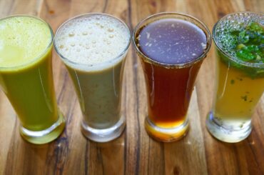 4 Healthy Drinks Recipe | Summer Drinks | Big Foodie