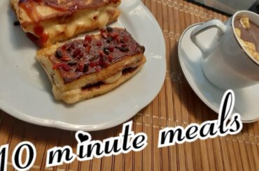 French toast recipe*salty and sweet french toast#perfect breakfast#with hot chocolate drink#easy and