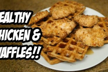 Healthy Chicken and Protein Waffles Recipe!