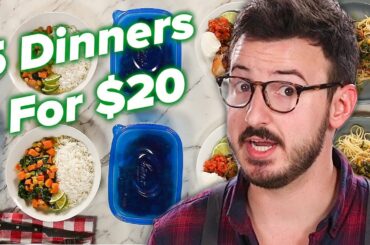I Tried To Make 5 Meals For 2 For Only $20 • Tasty