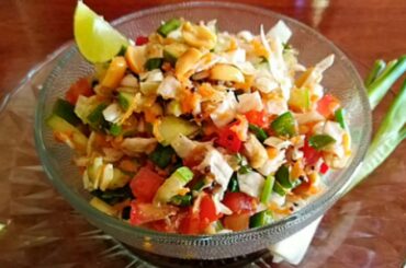 Healthy veg salad|cabbage & bell pepper salad|vegetable salad in kannada for weight loss..