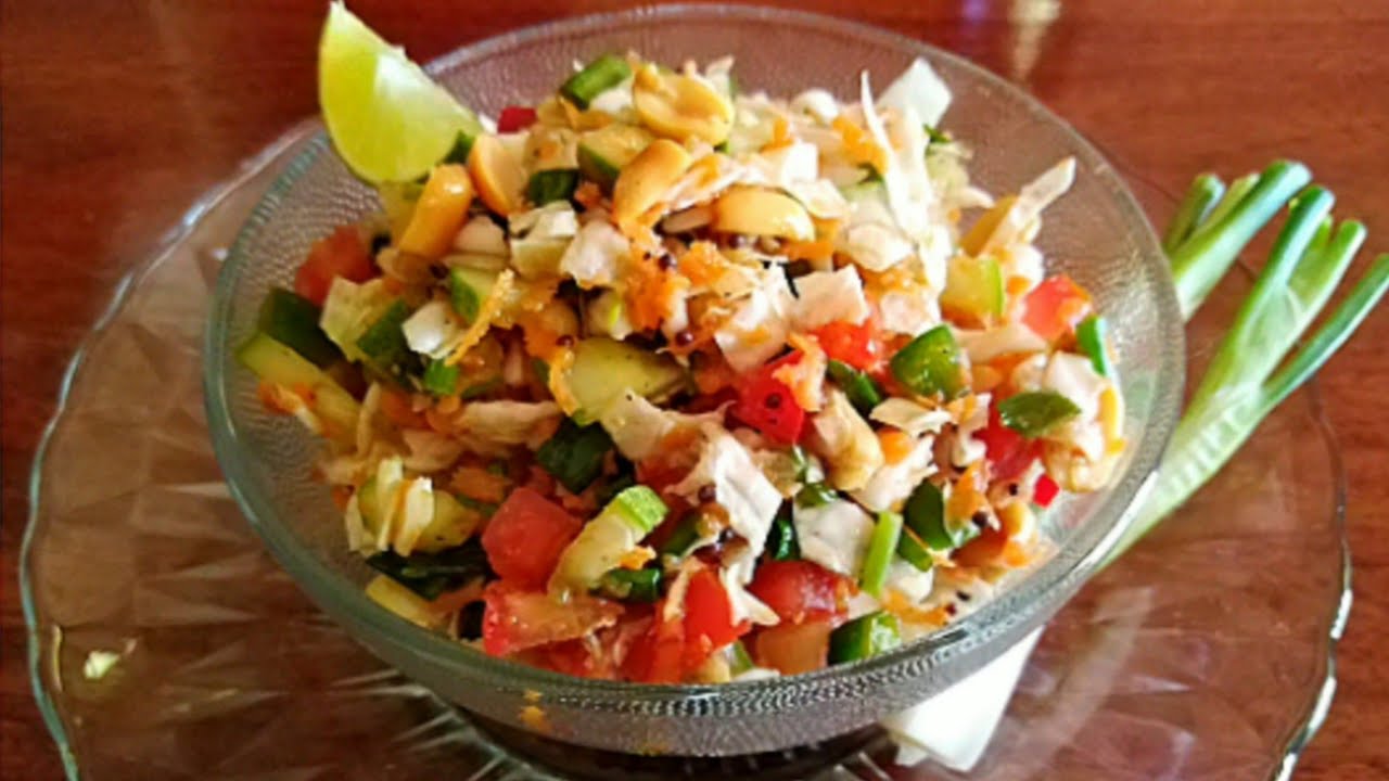 Healthy veg salad|cabbage & bell pepper salad|vegetable salad in kannada for weight loss.. Healthy veg salad|cabbage & bell pepper salad|vegetable salad in kannada for weight loss..