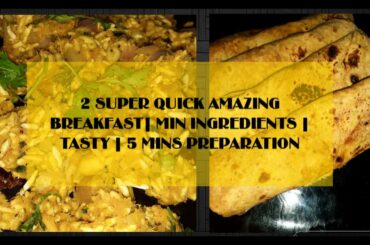 2 QUICK EASY AND HEALTHY BREAKFAST RECIPES FOR WEIGHTLOSS| MEAL PLAN |MRS REVAN'S STATION #breakfast