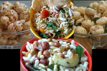 Healthy Weight Loss Snacks| Makhana|Bhelpuri| Murmura Namkeen | Quick Indian Vegetarian Snacks