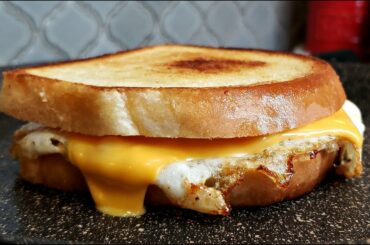 Fried Egg and Cheese Sandwich | Grilled Cheese and Egg Sandwich