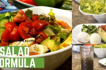 BASIC FORMULA FOR MAKING A HEALTHY SALAD/ HEALTHY EATING