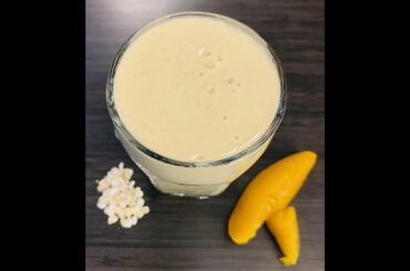 Peach & Oats Smoothie|Homemade Smoothie Recipes|Easy Breakfast Ideas