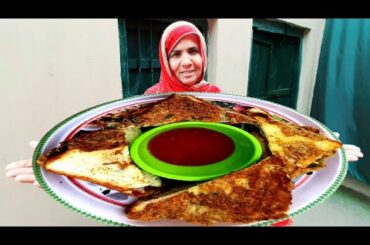 Bread Omelette | Anda Omelette | Desi Food | Desi village | Nashta