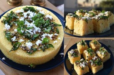 Carrot rava dhokla | Instant semolina dhokla-Healthy & instant snacks / breakfast