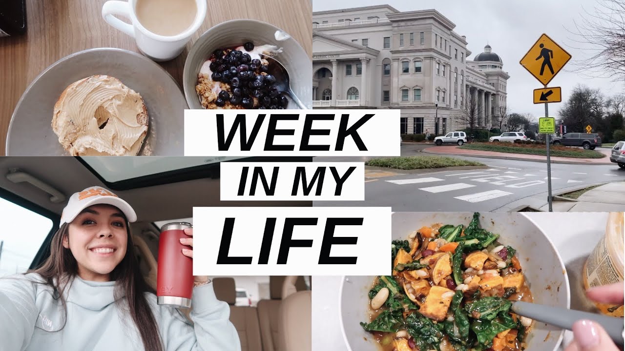 COLLEGE WEEK IN MY LIFE | healthy meal + self-care ideas COLLEGE WEEK IN MY LIFE | healthy meal + self-care ideas
