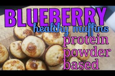 Healthy Blueberry Muffin - protein powder based