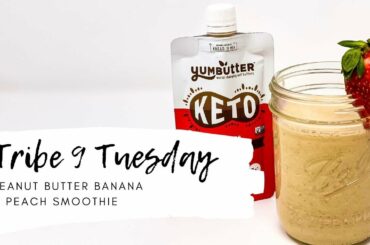 Healthy Yumbutter Banana & Peach Smoothie Recipe