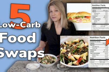 5 Low Carb Food Swaps - Cut 100+ Carbs a Day