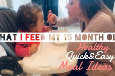 Healthy&Simple Meal Ideas For 1 Year Old/What My 1 Year Old Eats In A Day