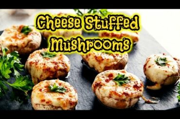Cheese Stuffed Mushrooms | Stuffed Mushroom Recipe | Appetizer | Healthy Food | Nutri+BySuvarna