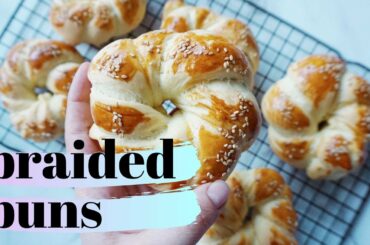 Butter Bread Recipe - Softest and Yummiest Braided Buns - We baked it with my son 👦
