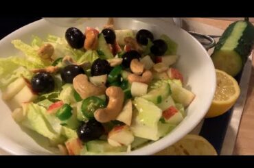 EASY VEGETABLES SALAD RECIPE WITH DELICIOUS DRESSING || JOAN PEARL LIFE IN VERMONT