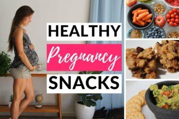 3 Easy Healthy PREGNANCY SNACKS (Curb Cravings!)