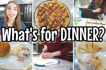 WHAT'S FOR DINNER? // EASY DINNER IDEAS // SIMPLE DINNER RECIPES // Crockpot Barbeque Chicken