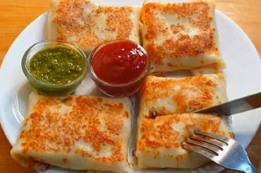 Cheesy Veg Crepes ♥️| Pure Veg Version  | Easy Breakfast Recipe