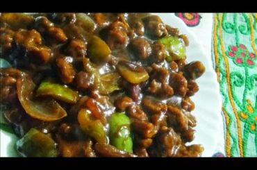 How to Make Soyabean Chilli Recipe| Soya Chunks Recipe| Healthy Food Recipes