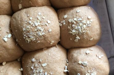 Fresh and Fluffy 100% Whole Wheat Rolls! | vegan, simple, soft, no bread machine