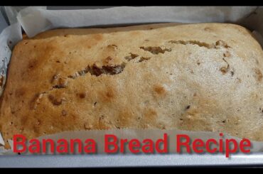 Banana and Date Bread Recipe | Healthy Banana Date Bread | Perfectly Baked Sweetened Banana Bread