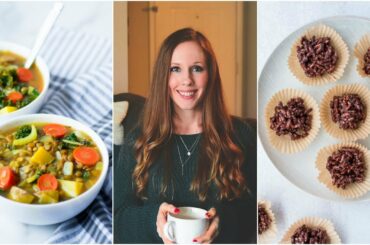 Hearty Lentil Soup + Dark Chocolate Cacao Crispies (easy and healthy vegan recipes!)