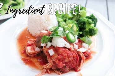 2 Ingredients ONLY! 😱 Healthy Chicken Recipe for Weight Loss | Slow Cooker Recipe | Gluten-Free