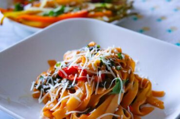 Cook With Me: A Cozy Romantic Friday Night Diner | One Pot Pasta | Orange Glazed Roasted Carrots
