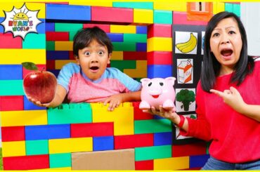 Ryan sells Healthy Food at Vending Machine and Cook!!