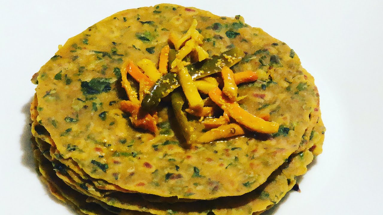 Thepla recipe/ Methi ka Thepla / Gujarati breakfast recipe/Indian masala flat bread Thepla recipe/ Methi ka Thepla / Gujarati breakfast recipe/Indian masala flat bread