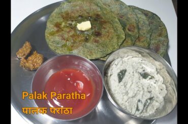 Palak Paratha | पालक पराठा  | Spinach Paratha | Healthy and Tasty recipe