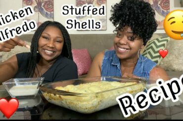 Chicken Alfredo Stuffed Shells Recipe |Easy Dinner Ideas 💡