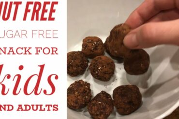 Sugar Free Healthy Snack for Kids, Sugar Free Snacks, Date Truffles #ramadan #sugar free snacks