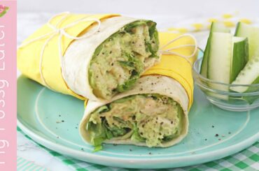 Chicken Avocado Wrap | Healthy Lunch Recipe