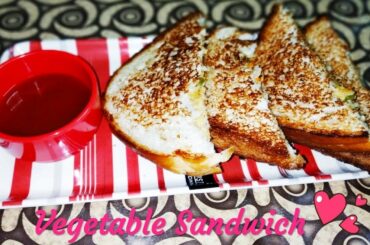 Healthy & tasty Vegetable Sandwich Recipe in Hindi I Mixed Veg Sandwich I Morning Breakfast I